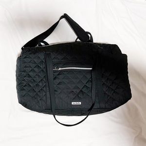 Vera Bradley Performance Twill Large Travel Duffel in Black